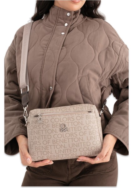 United Colors Of Benetton BNT_1642 17X24X7 Çapraz Bej Kadın Çanta