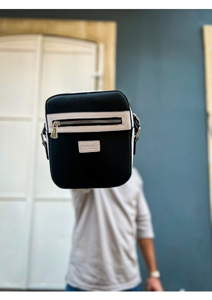 CH102 - Stealht Kare Erkek Çanta SIYAH/BEYAZ modelleri
