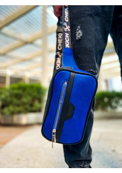CH101 - Poani Tablet Erkek Çanta SIYAH/MAVI