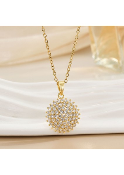 Yeni Avrupa ve Amerika Birleşik Devletleri Noel Serisi Kolye Kadın Basit Yeni Iş Tatil Elemanları Mikro-Kabuklu Yağ Damlası Kolye (Yurt Dışından)