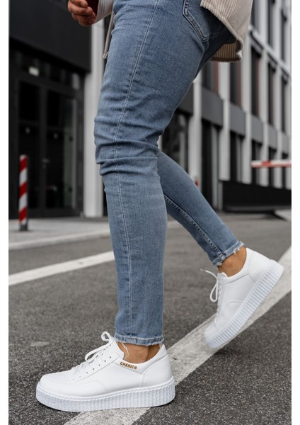 CH017 - FBT Pyramid Erkek Ayakkabı BEYAZ fırsatları