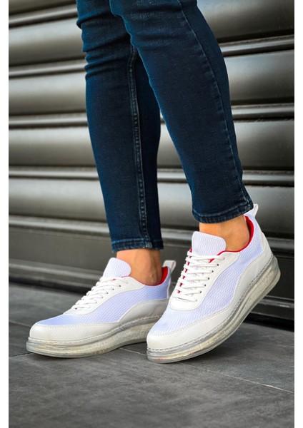 CH181 - Rrt Ipekyol Erkek Ayakkabı Beyaz / Kırmızı fırsatları