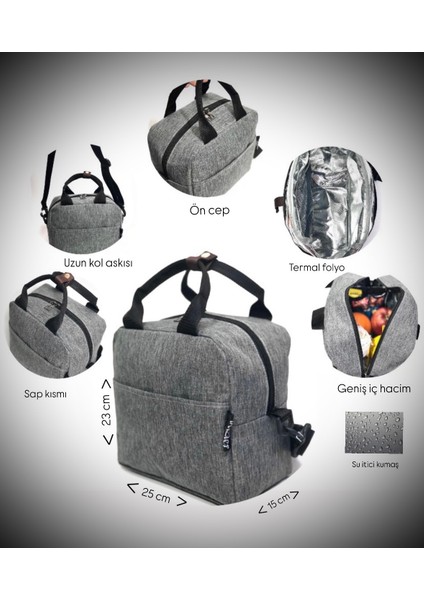Termal Yemek Taşıma Çantası