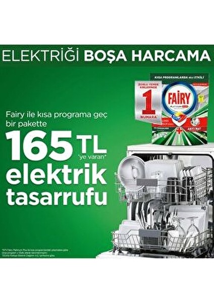 Platinum Plus Tablet 40 Yıkama Kapasitesi ile En İyi Temizlik 4'lü Set indirimleri