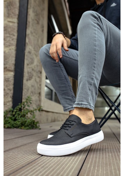 CH061 - CBT Rex Erkek Ayakkabı SIYAH