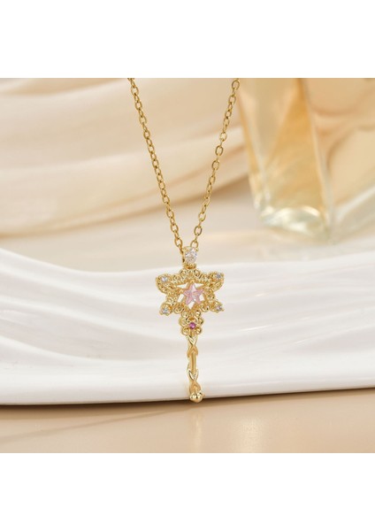 Yeni Kıdemli Işık Duygusu Lüks Titanyum Çelik Kolye Kadın Niş Tasarım Baharatlı Kız Inci Köprücük Kemiği Zinciri Moda Yüz Aksesuarları ile (Yurt Dışından)