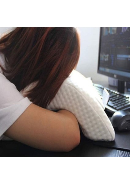 BUFFER® % 100 Visco Kavisli Ortopedik Yıkanabilir Kumaş Kılıflı Bel Boyun Bacak Ağrıları İçin Yastık indirimleri