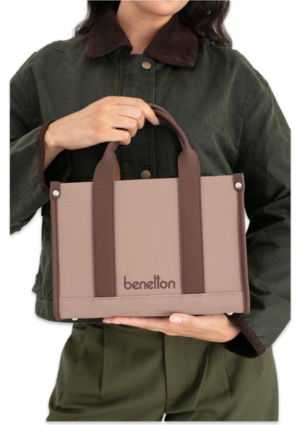 United Colors Of Benetton BNT_1670 19X27X10 Omuz Vizon Kadın Çanta