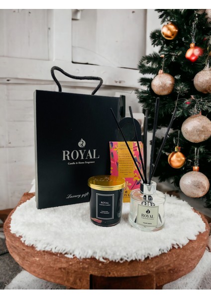 Yılbaşı Hediye Seti Oda Kokusu ve Mum 2 Li Hediye Seti fiyatları