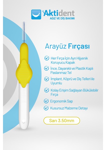 Arayüz Fırça Seti Sarı 25'li fiyatları