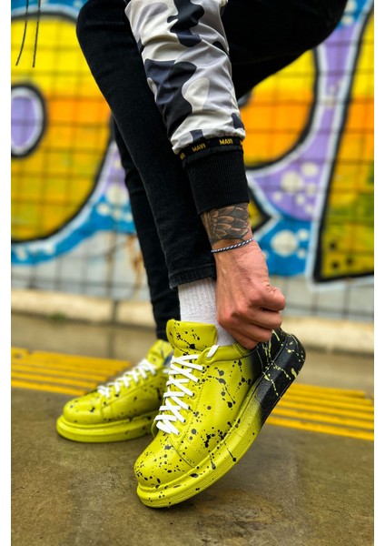 CH254 - CBT Pittura Erkek Ayakkabı 546 YESIL SIYAH SPLUSH modelleri
