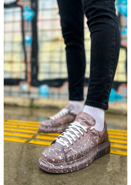 CH254 - CBT Pittura Erkek Ayakkabı 548 KAHVE / BEYAZ SPLUSH modelleri