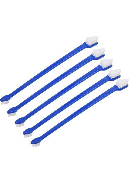 50 Adet Kedi Köpek Evcil Diş Fırçası Seti Çift Başlık Güvenli Köpek Katı Diş Bakımı Için Uygun Diş Parmak Fırçaları (Yurt Dışından)