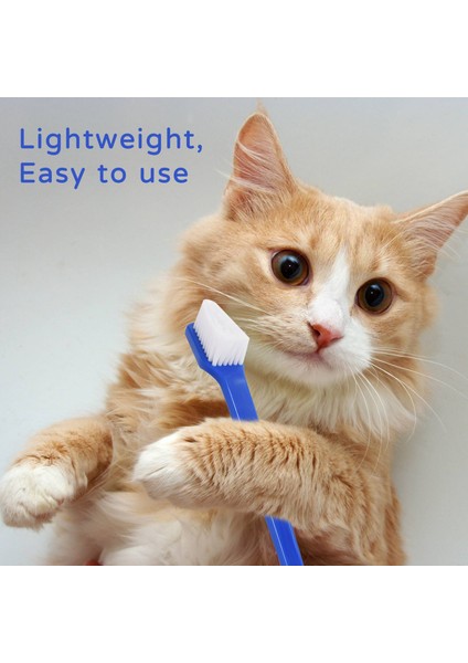 50 Adet Kedi Köpek Evcil Diş Fırçası Seti Çift Başlık Güvenli Köpek Katı Diş Bakımı Için Uygun Diş Parmak Fırçaları (Yurt Dışından) modelleri