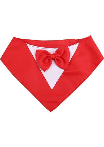 Köpek Smokin, Papyon ile Resmi Köpek Düğün Yaka, Köpek Doğum Günü Kostümü Evcil Hayvan Partisi, Köpek Sevgililer Kıyafeti Cosplay, S Kırmızı (Yurt Dışından)