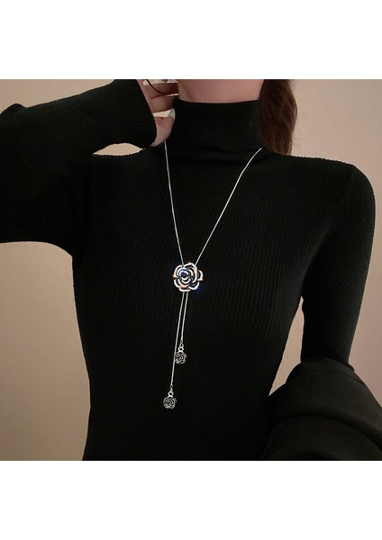 Yeni Kolye Niş Tasarım Birinci Sınıf Mizaç Duygusu Basit Zinciri Çok Yönlü Basit Hafif Lüks Kolye (Yurt Dışından)