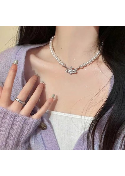 Yeni Ekleme Japonya ve Güney Kore Kolye Tasarım Duygusu Gelişmiş Hafif Lüks Niş Zinciri, Kadın Kolye (Yurt Dışından)