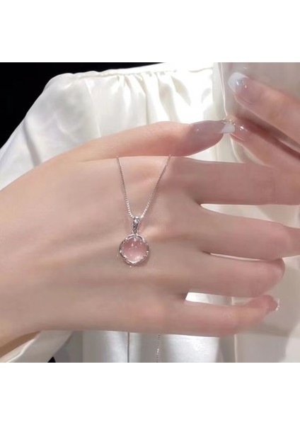 Yeni Kolye Niş Tasarım Birinci Sınıf Mizaç Duygusu Basit Zinciri Çok Yönlü Basit Hafif Lüks Kolye (Yurt Dışından)