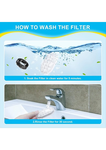 8 Set Cat Water Çeşmesi Filtreleri Yedek ve 108OZ/3.2 Paslanmaz Çelik Pet Su Çeşmesi Için Filtre Süngerleri (Yurt Dışından) indirimleri