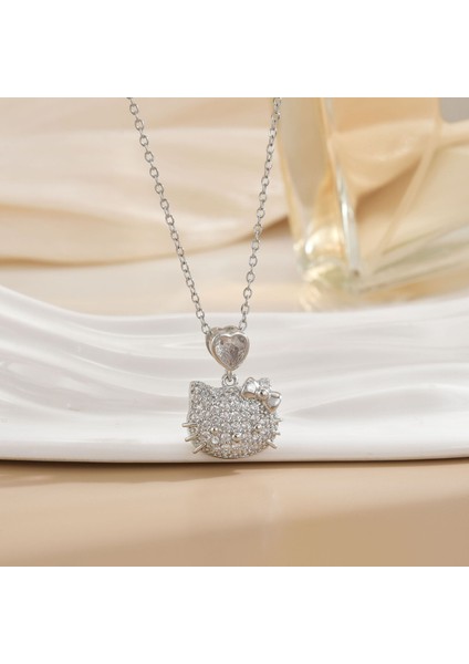 Yeni Avrupa ve Amerika Birleşik Devletleri Moda Lüks Niş Mücevher Deniz Dünyası Kolye Bakır Kaplama 18K Kolye Titanyum Çelik Zinciri (Yurt Dışından)