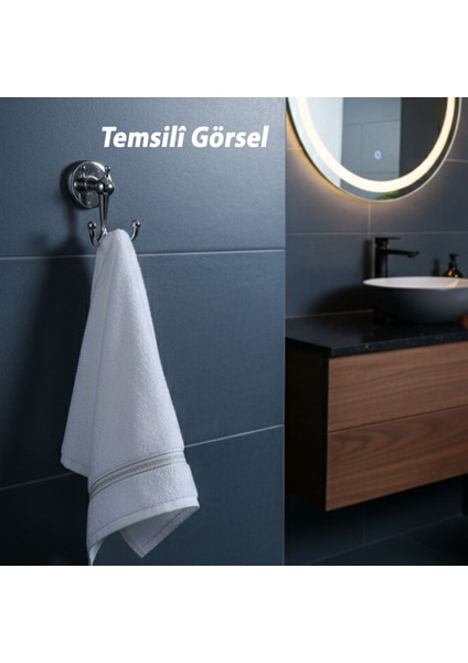 Ikili Askılık Vidalı Paslanmaz Metal Duvar Askısı Banyo Wc Mutfak Için Dayanıklı Krom Gümüş fırsatları