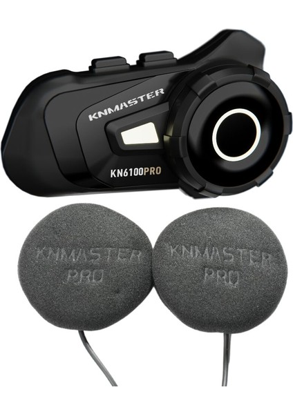 KN6100 PRO Motosiklet Kask Interkom Bluetooth Intercom Kulaklık Seti Karbon Siyah fiyatları