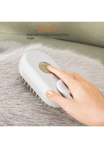 Buharlı Kediler Fırça Elektrik Anti-Splasik Kediler Masaj Pet Tutma Tarak Kahve Yeşili Için Buhar Spreyi ile Fırça (Yurt Dışından) fırsatları