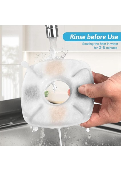 28PCS Kedi Su Çeşmesi Değiştirme Filtreleri Su Çeşme Filtreleri 95OZ/2.8L Kedi Pet Çeşmesi Için Filtre Ön Filtre Süngerleri (Yurt Dışından) indirimleri