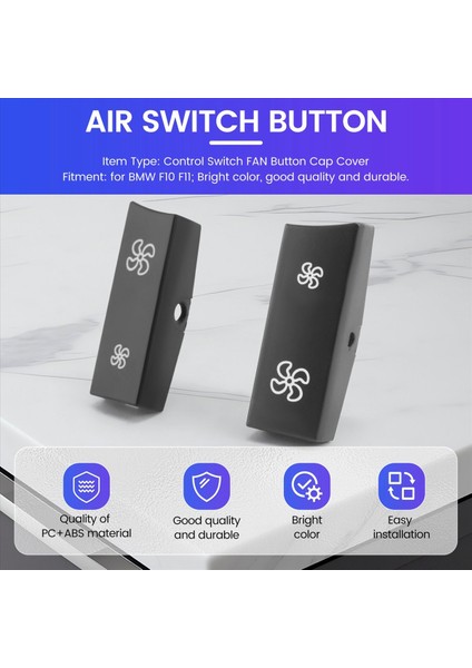 1 Çift Araç Isıtıcısı Iklimlendirme Klima Kontrol Anahtarı Fan Düğmesi (Yurt Dışından) indirimleri