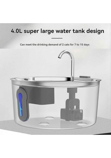 Pet Su Çeşmesi Stainles Çelik Pet Fountain Içmek Için Köpek Su Ultra Şerif Pompası Kediler Için Köpek Içinde Çoklu Evcil Hayvanlar (Yurt Dışından) fiyatları