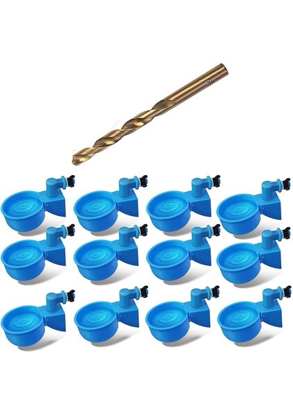 Tavuk Waterer Daha Büyük Otomatik Tavuk Waterer Bardak Diy Kümes Hayvanları Tavuk Waterer Kiti 5 Galon Tavuk, Ördek 12 Pcs (Yurt Dışından)