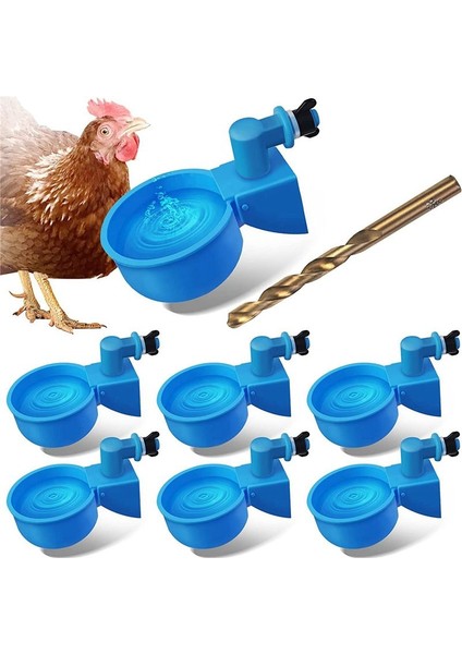 Tavuk Waterer Daha Büyük Otomatik Tavuk Waterer Bardak Diy Kümes Hayvanları Tavuk Waterer Kiti 5 Galon Tavuk, Ördek 12 Pcs (Yurt Dışından) modelleri