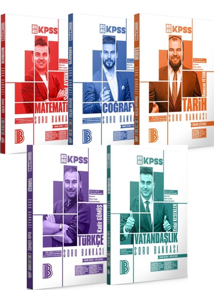 2026 KPSS Genel Yetenek - Genel Kültür Tamamı Çözümlü Soru Bankası Seti modelleri