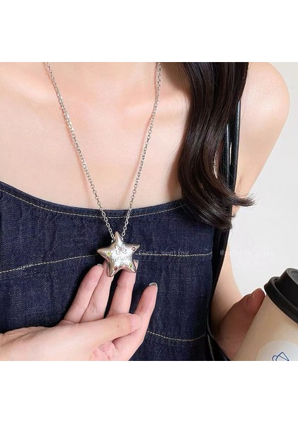 Yeni Kolye Niş Tasarım Birinci Sınıf Mizaç Duygusu Basit Köprücük Kemiği Zinciri Çok Yönlü Basit Hafif Lüks Kolye (Yurt Dışından)