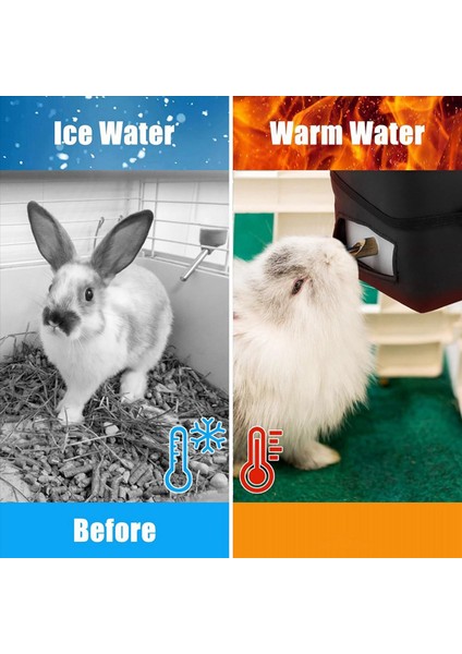 Isıtmalı Tavşan Su Şişesi, 32 Oz Tavşanlar, Hamster, Kobay, Gelincik, Kuşlar, Kakaret Için Damla Su Şişesi Yok (Yurt Dışından) fırsatları