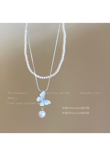 Yeni Retro Bohem Kolye Hong Kong Tadı Seramik Kolye Kolye Kadın Yeni Etnik Kolye Uzun Bölüm (Yurt Dışından)