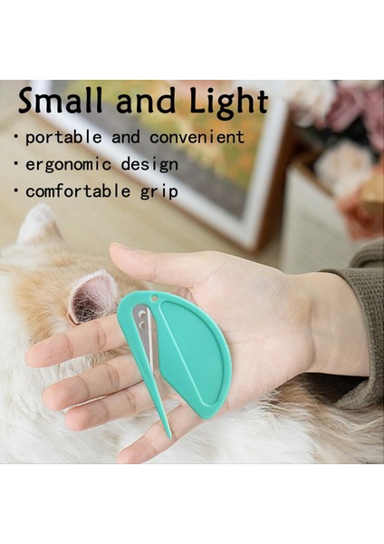 Kediler Için Düğüm Tarağı, Pet Düğüm Tarak Demetleme Köpek Pet Esteri Sepolama Aracı Kedi Köpek Tımar Yeşil (Yurt Dışından) fırsatları