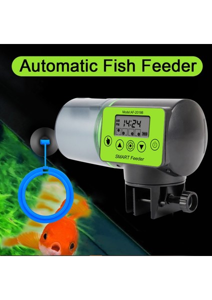Akıllı Otomatik Balık Besleyici +Besleme Dairesi Balık Tankı Otomatik Besleme Dağıtıcı LCD Zamanlayıcı Akvaryum Aksesuarları-A (Yurt Dışından) indirimleri