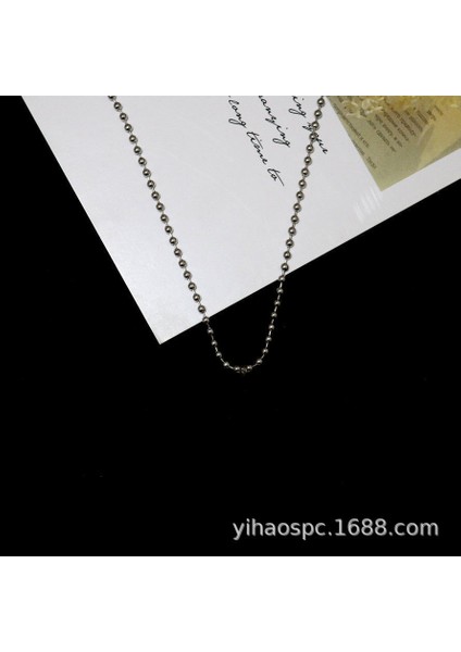 Yeni Perçin Metal Deri Yaka Crockpunk Aşk Kız Kültür Niş Kolye (Yurt Dışından)