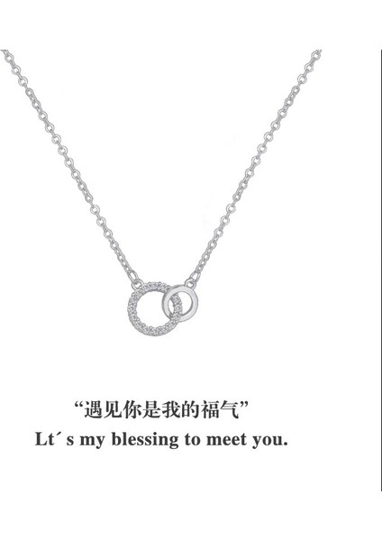 Yeni Geometrik Niş Kolye Yüksek Tasarım Moda Ins Mizaç Kolye Aksesuarları (Yurt Dışından)