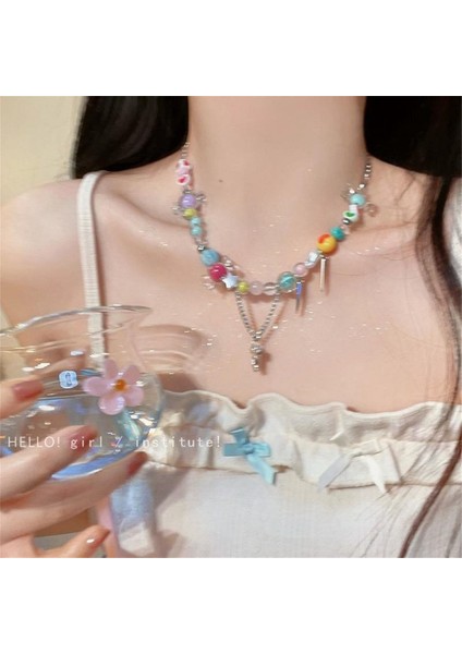 Yeni Ekleme Japonya ve Güney Kore Kolye Tasarım Duygusu Gelişmiş Hafif Lüks Niş Köprücük Kemiği Zinciri, Kadın Kolye (Yurt Dışından)