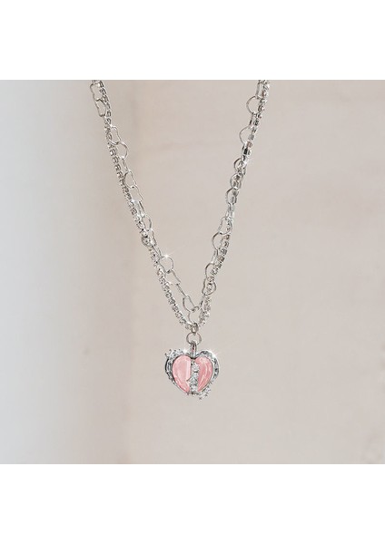 Yeni Kolye Niş Tasarım Birinci Sınıf Mizaç Duygusu Basit Köprücük Kemiği Zinciri Çok Yönlü Basit Hafif Lüks Kolye (Yurt Dışından)