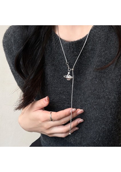 Yeni Perçin Metal Deri Yaka Crockpunk Aşk Kız Kültür Niş Kolye (Yurt Dışından)