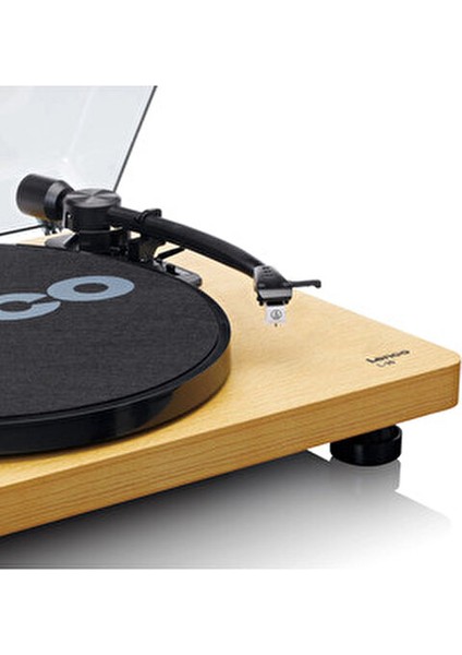 L-30WD Plak Çalar Yarı Otomatik Ahşap Malzeme ile 33 ve 45 Devir Seçenekleri