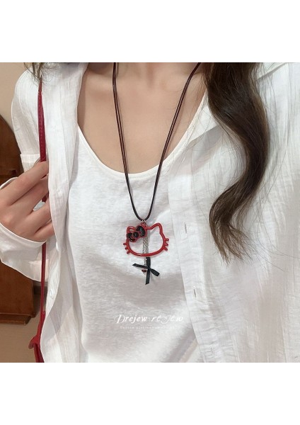 Yeni Çin Zen Uzun Bronz Tüy Kolye Vintage Bohem Etnik Tarzı Çift Jumper Giyim Uzun Aksesuarlar (Yurt Dışından)