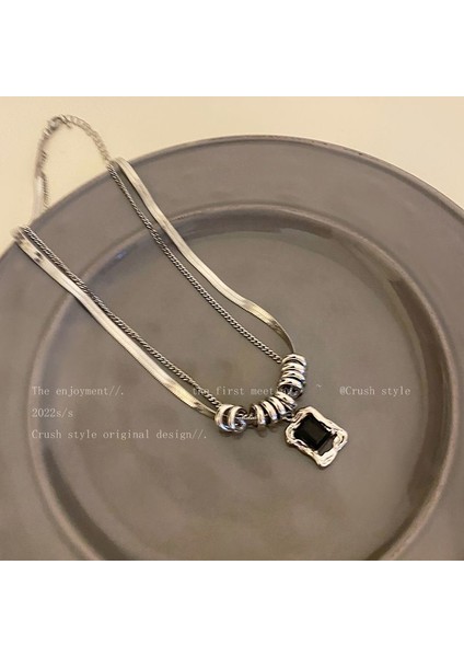 Yeni Retro Bohem Kolye Hong Kong Tadı Seramik Kolye Kolye Kadın Yeni Etnik Kolye Uzun Bölüm (Yurt Dışından)