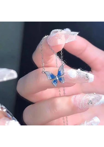 Yeni Kolye Kadın Niş Aksesuarları Baharatlı Kız Tatlı Serin Köprücük Kemiği Zinciri Kazak Kazak Zinciri Yüz Üst Düzey Süslemeler Duygusu ile (Yurt Dışından)