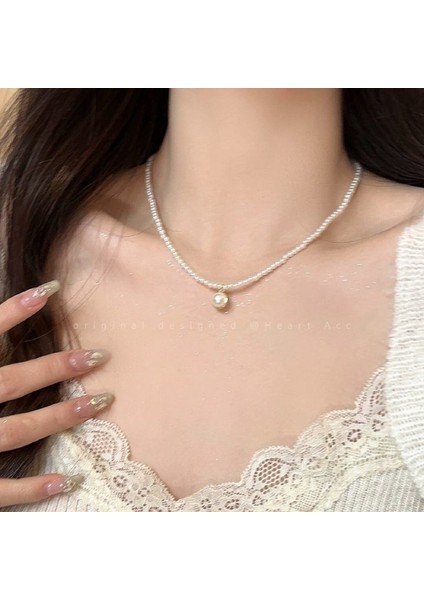 Yeni Ekleme Japonya ve Güney Kore Kolye Tasarım Duygusu Gelişmiş Hafif Lüks Niş Köprücük Kemiği Zinciri, Kadın Kolye (Yurt Dışından)