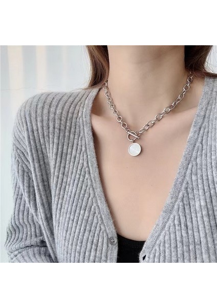 Yeni Kolye Kadın Niş Aksesuarları Baharatlı Kız Tatlı Serin Köprücük Kemiği Zinciri Kazak Kazak Zinciri Yüz Üst Düzey Süslemeler Duygusu ile (Yurt Dışından)