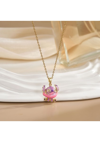 Yeni Titanyum Çelik Premium Niş Tasarım Kolye Duygusu Gelgit Modası Basit Mizaç Rengini Kaybetmez Köprücük Kemiği Zinciri (Yurt Dışından)